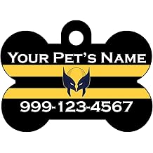 Wolverine Custom Pet Id Dog Tag Personalized w/Name & Number