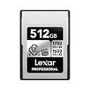 Lexar Professional Silver Series CFexpress 4.0 Type A Card 512GB, CFe Card up to 1750MB/s Read, VPG200, 8K Video CF Card, Memory Card Compatible with Sony Alpha and Sony FX Cameras gallery image
