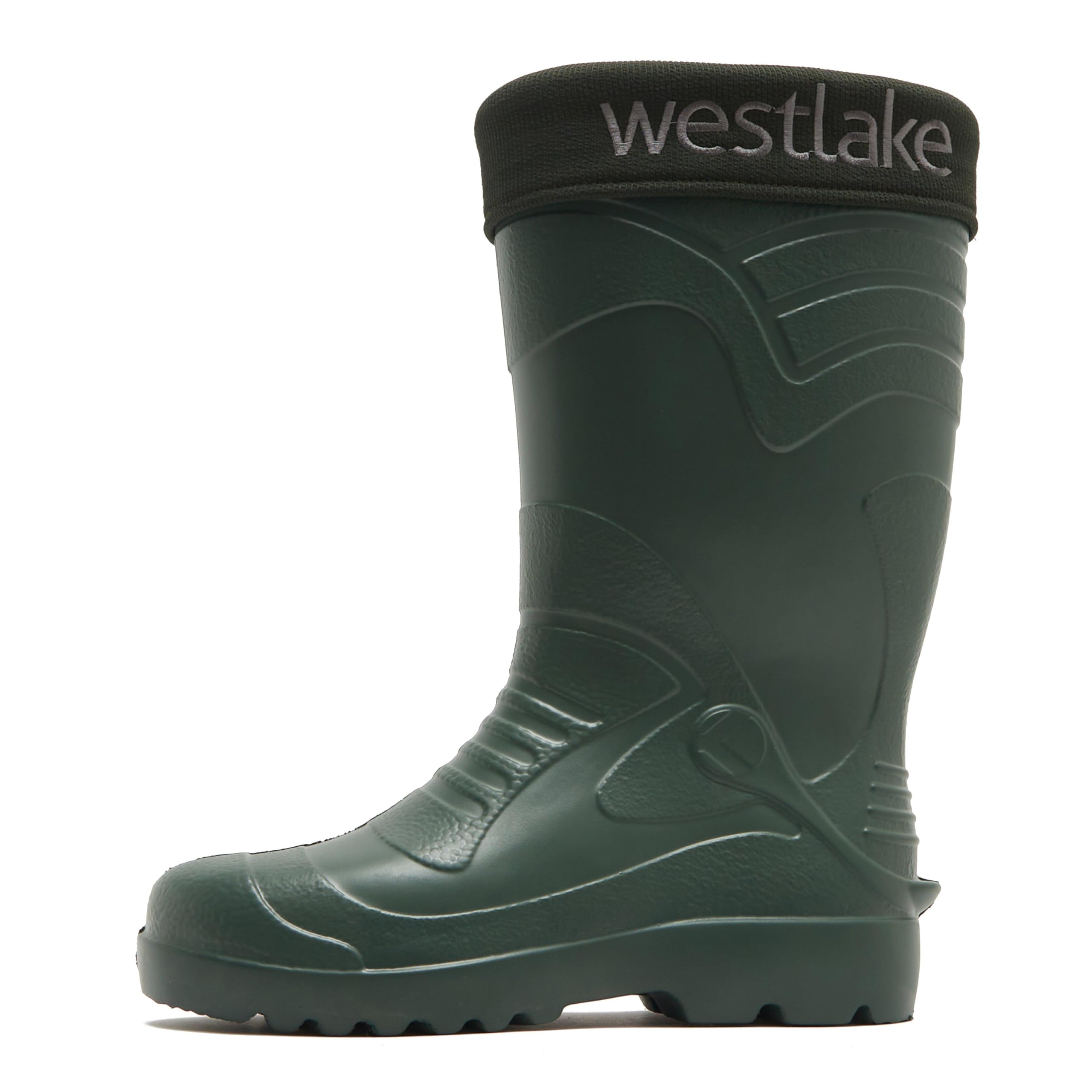 WESTLAKE EVA Thermal Waterproof Boots with Removable Liner, Lightweight, Cushioned & Durable for All Year Round Use (Green, Adult, UK Footwear Size System, Adult, Men, Numeric, Medium, 11)