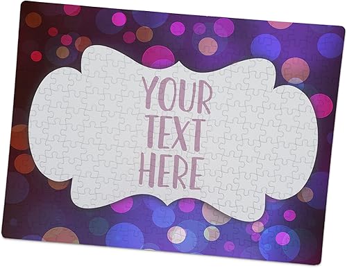 Miniatura 1 de Create Your Own Puzzle - Personalized Pregnancy Announcement - Wedding Proposal Ideas - Custom Jigsaw Puzzle - Bokeh Design - CYOP0166