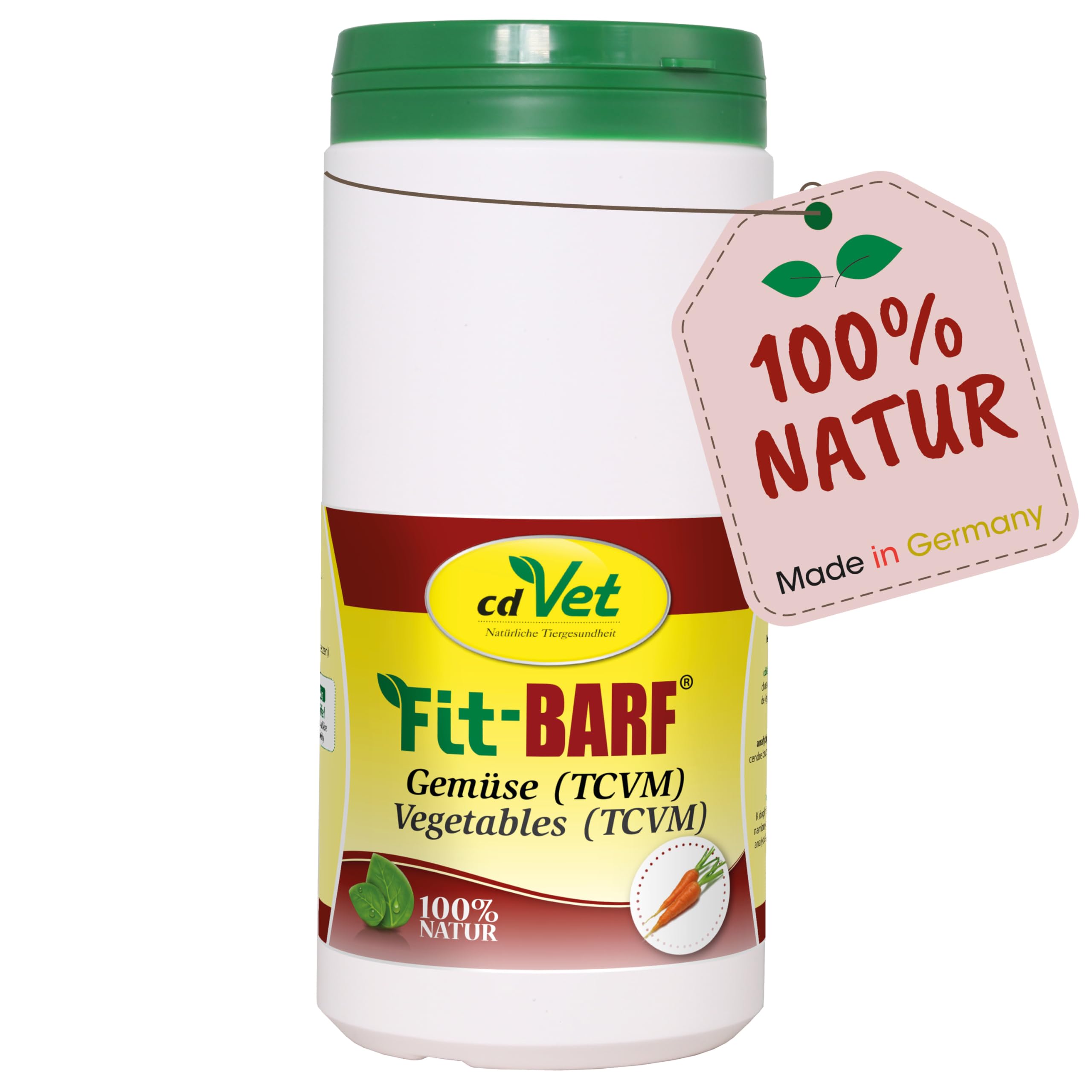 cdVet Naturprodukte Fit-BARF Vegetables (TCVM) 700 g - Dog & Cat - grain-free - according to traditional Chinese medicine - spleen - stomach - liver - gall - intestinal flora - raw feeding - BARF -