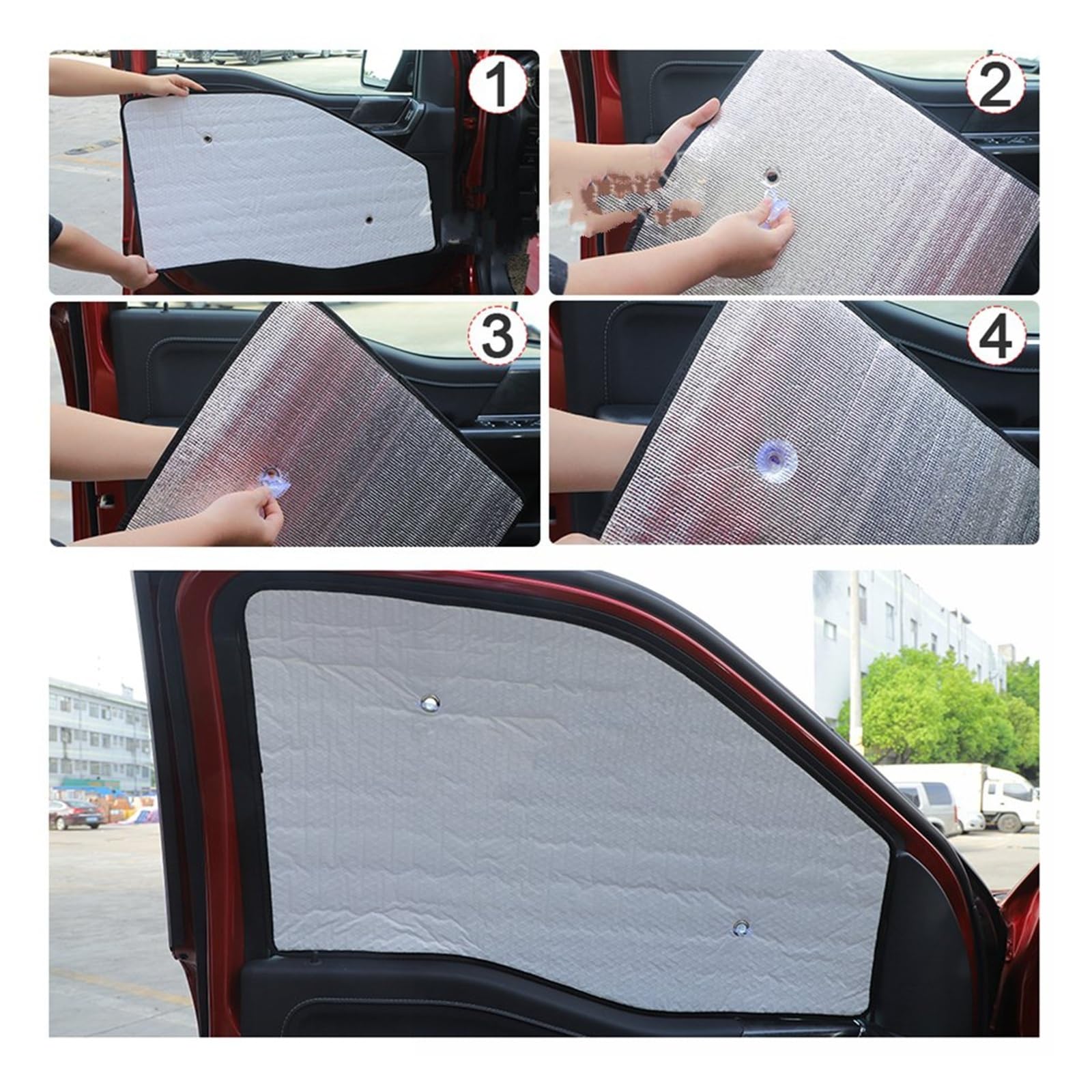 Bestview Parasole Parabrezza Per Ford F150 2015-2020 – Protezione Solare Interna, Ripara Dal Caldo