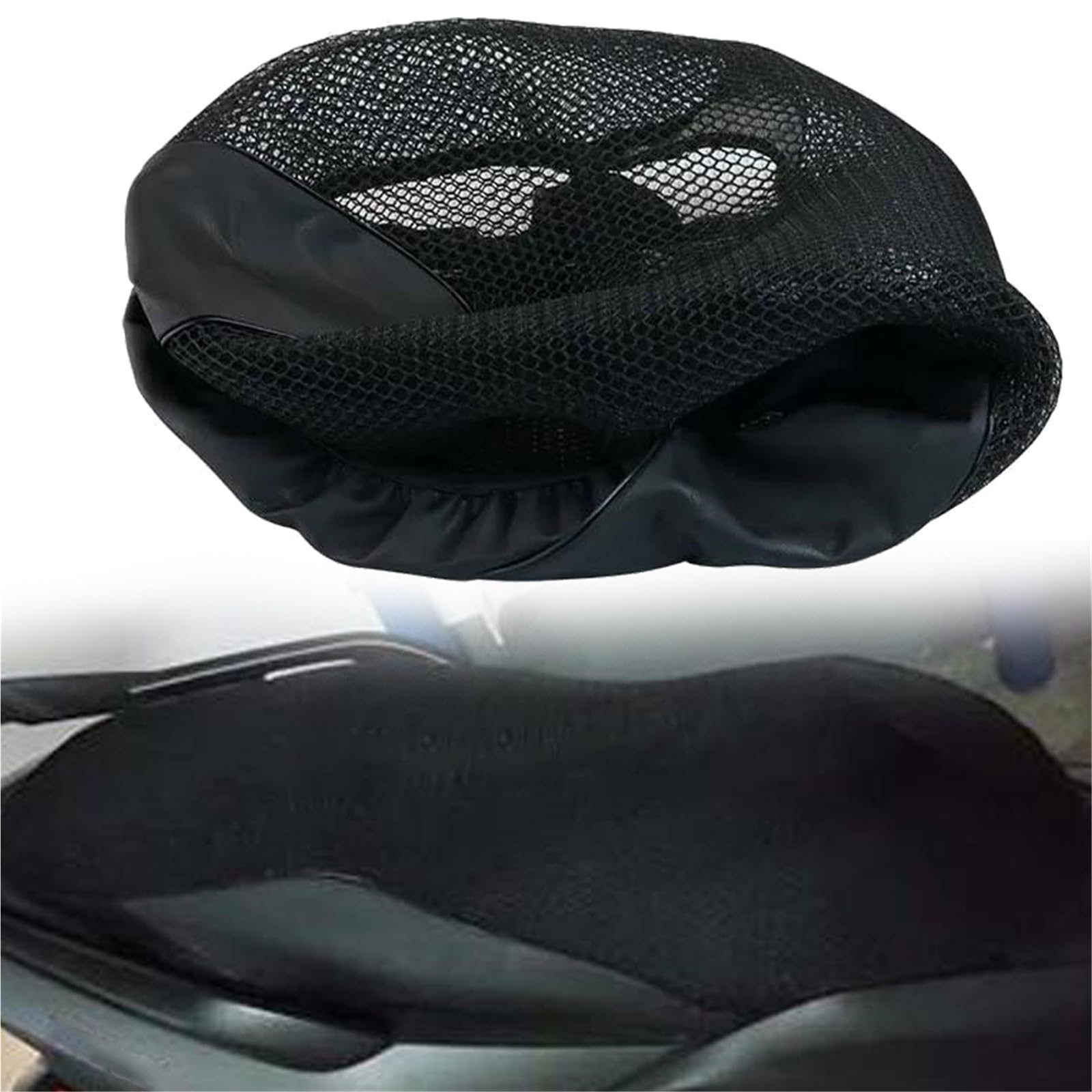 Housse de selle maille Yamaha Tricity 300 protection solaire selle moto