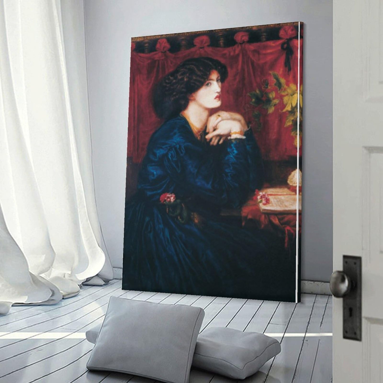 rossetti blue silk dress Amazon.com: Dante Gabriel Rossetti Poster Jane Morris (The Blue Silk Dress) Wall Art Picture Painting Poster Canvas Print Posters Artworks Bedroom Living Room Decor 12x18inch(30x45cm): Posters & Prints