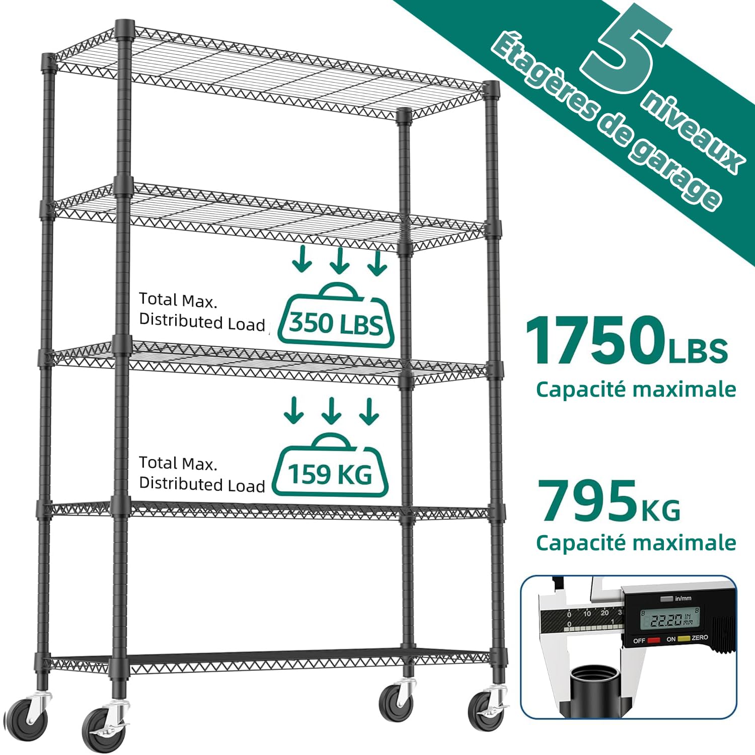 M MZG - Estantería de almacenamiento