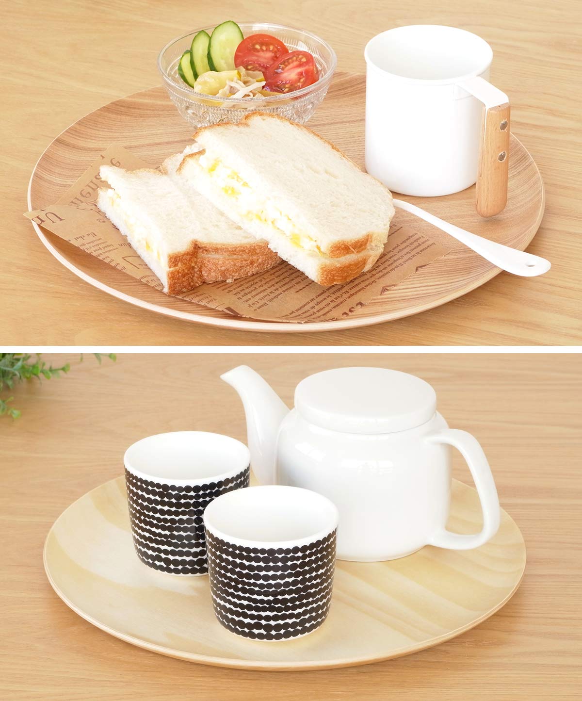 Amazon｜GOLD CRAFT 木製 皿 トレイ お盆 プレート 食器 Natural