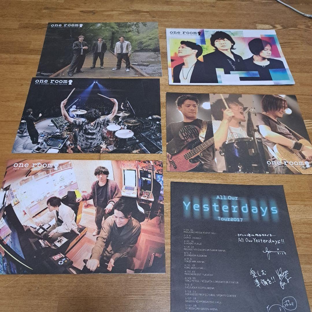 BACK NUMBER - back number ファンクラブ会報#1〜8 BACK NUMBER - back number ファンクラブ会報#1〜8 backnumber