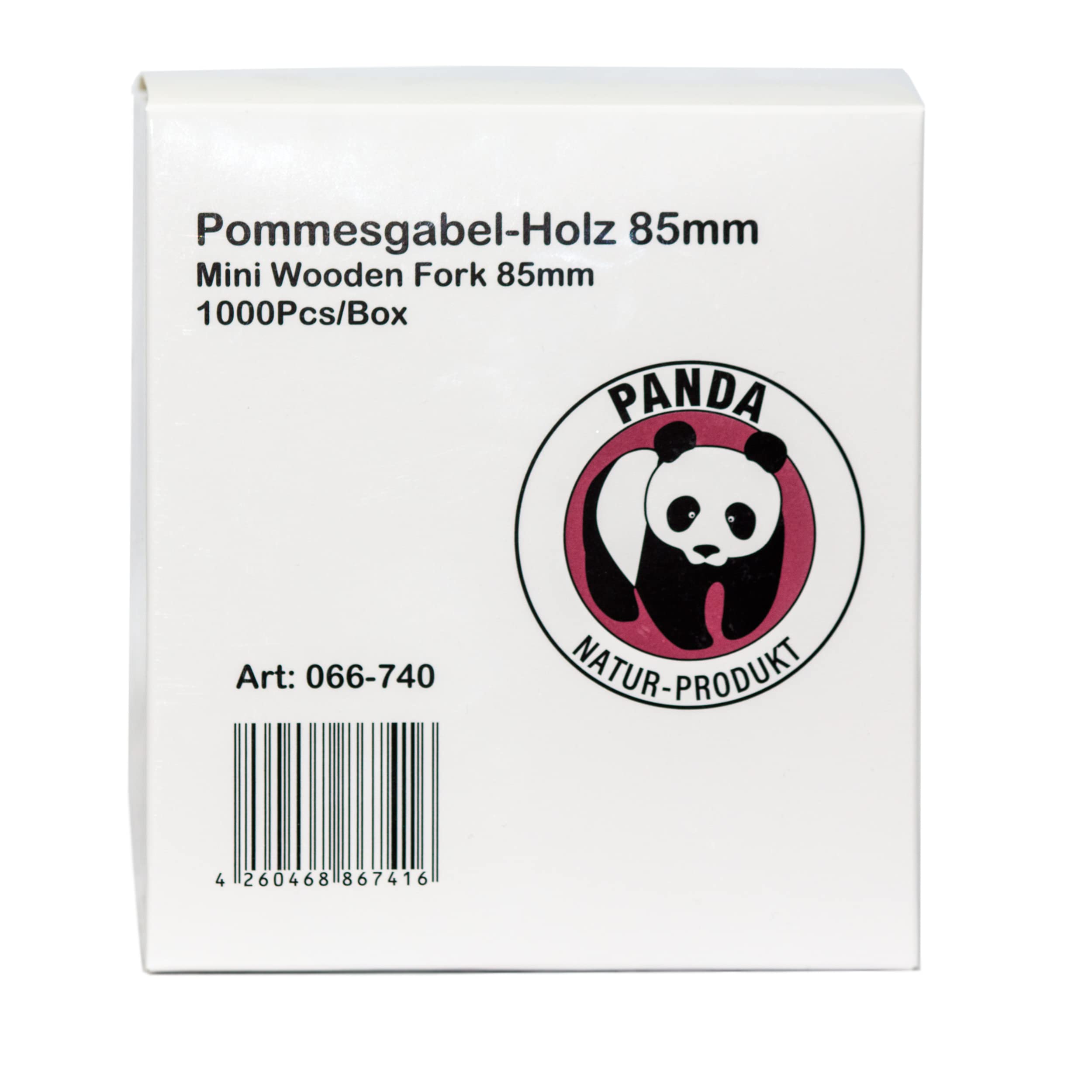Commerline 5000 Pezzi Forchette In Legno Monouso Per Patatine Fritte 85 mm | Posate Usa E Getta | Forchette Per Patatine Fritte Ecologiche