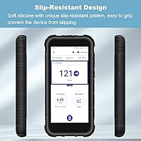 Vista 5 de Funda de silicona para Omnipod 5, ligera, a prueba de golpes, antideslizante, funda protectora de gel suave con bisel elevado para el dispositivo