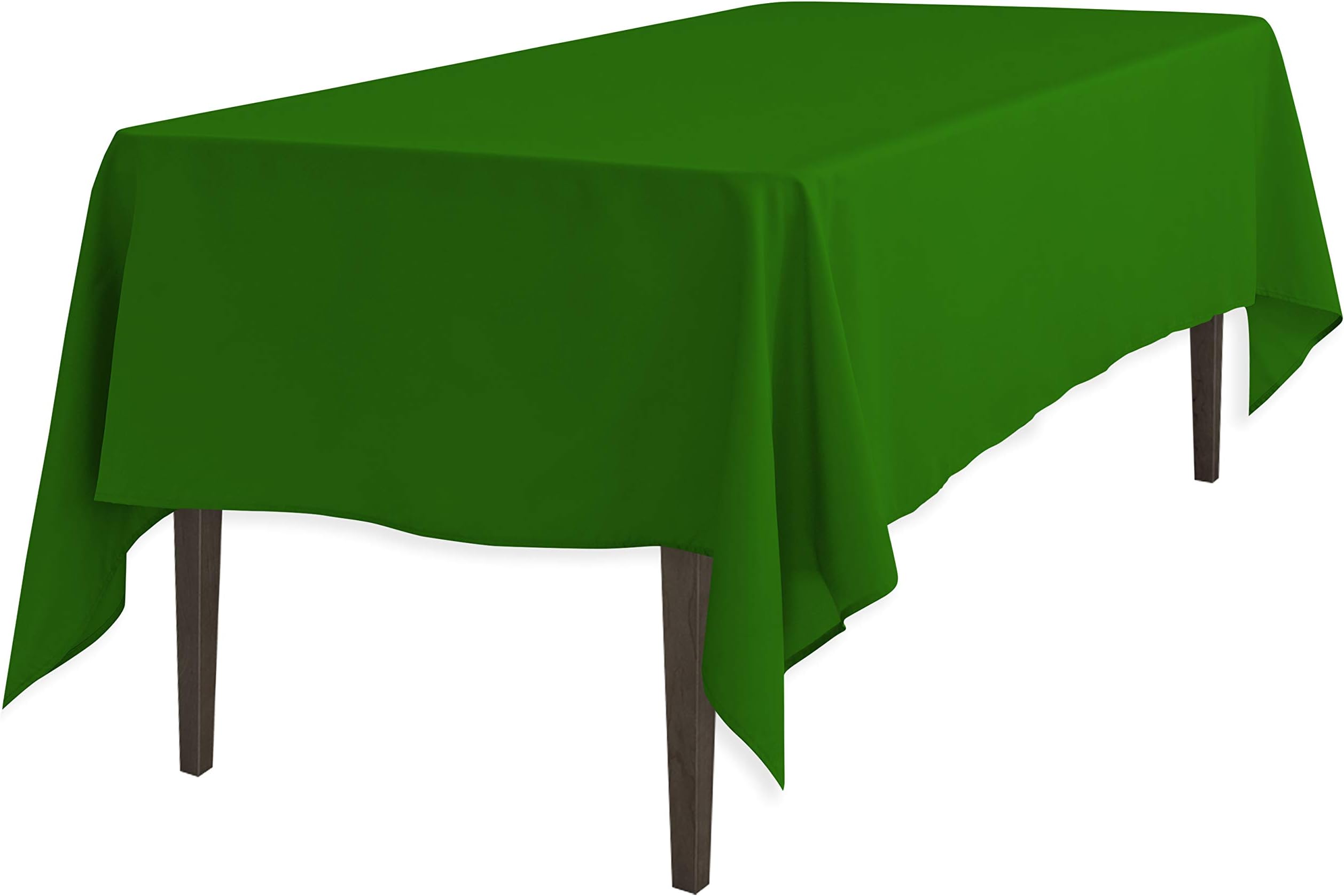 LinenTablecloth 60 x 126Inch Rectangular Polyester Tablecloth Valley Green Home