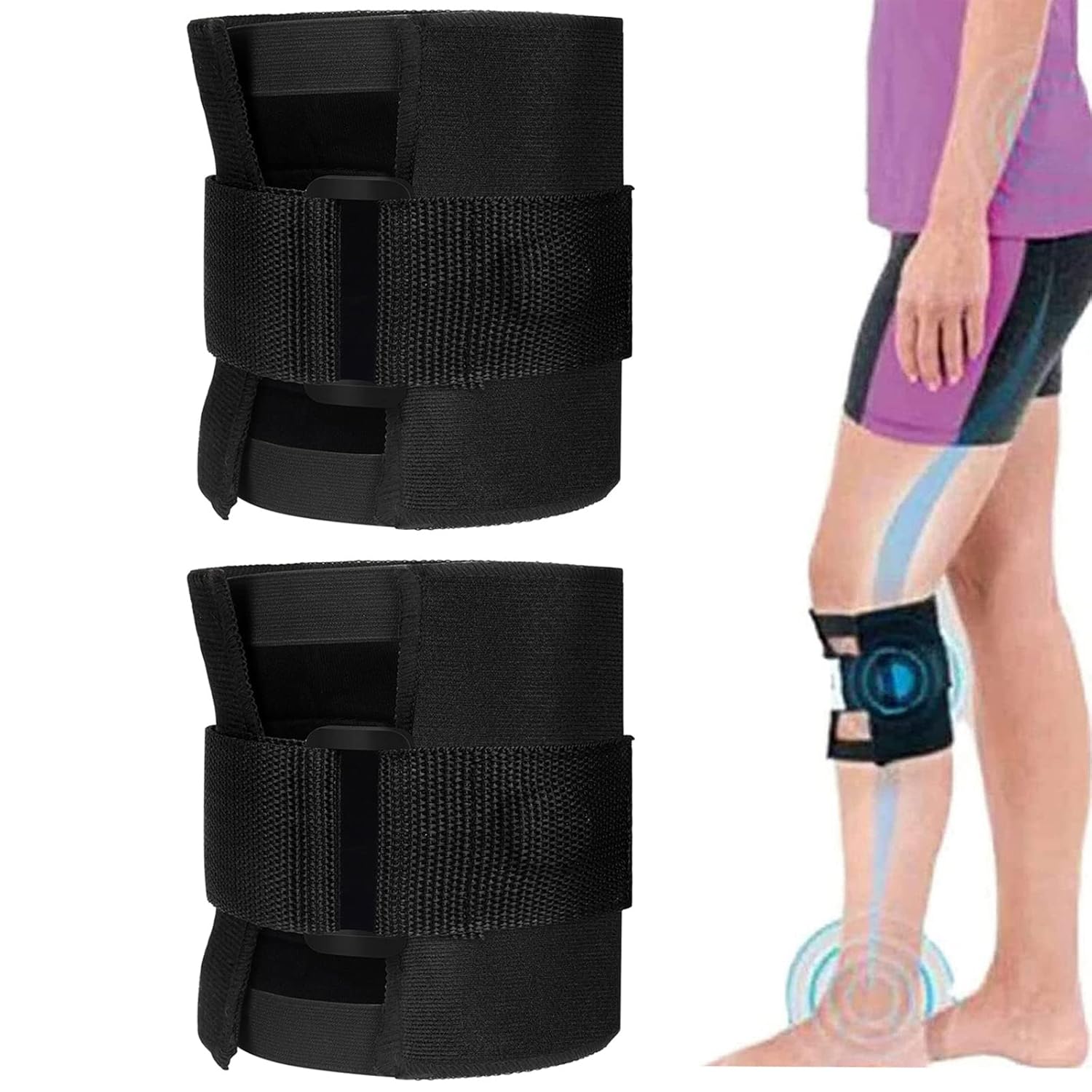 Auzky 2PCS Sciatica Pain Relief Brace, Sciatic Nerve Brace