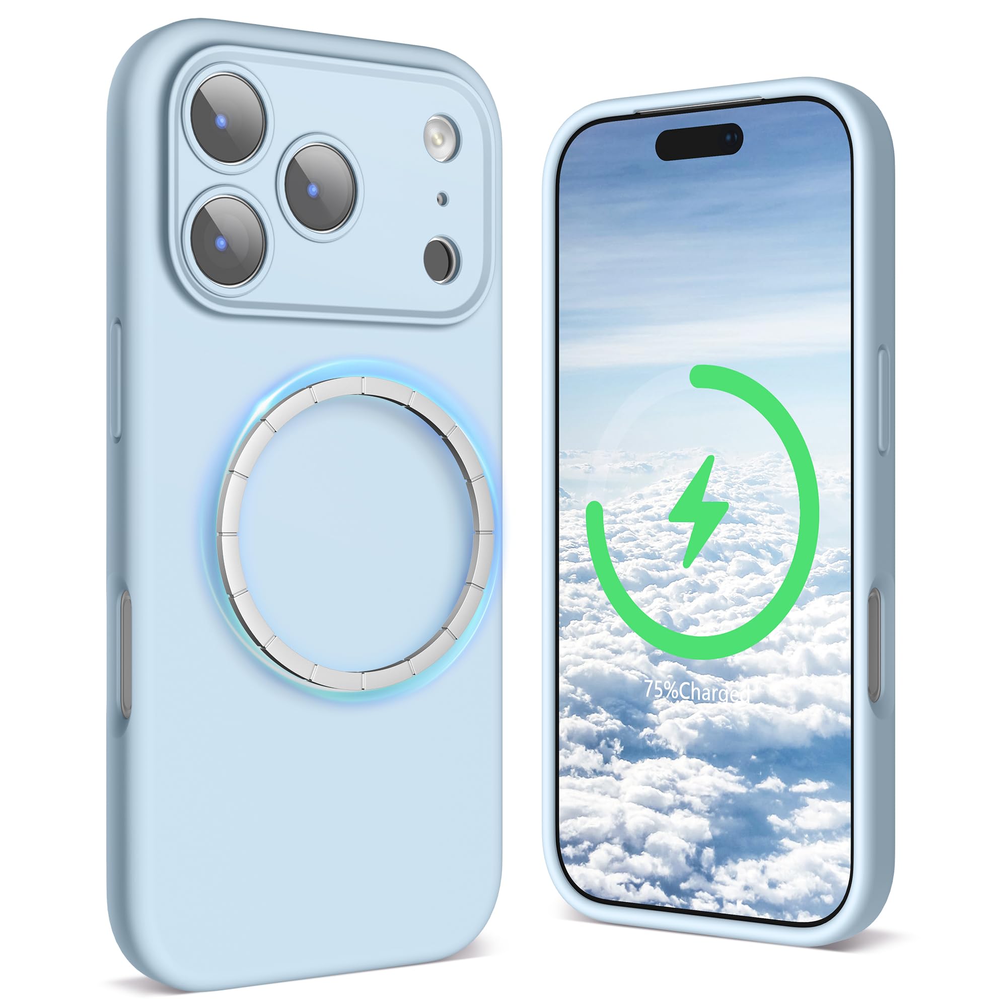 Amazon.co.jp: SURPHY iPhone 17 Pro Max 用ケース シリコン MagSafe