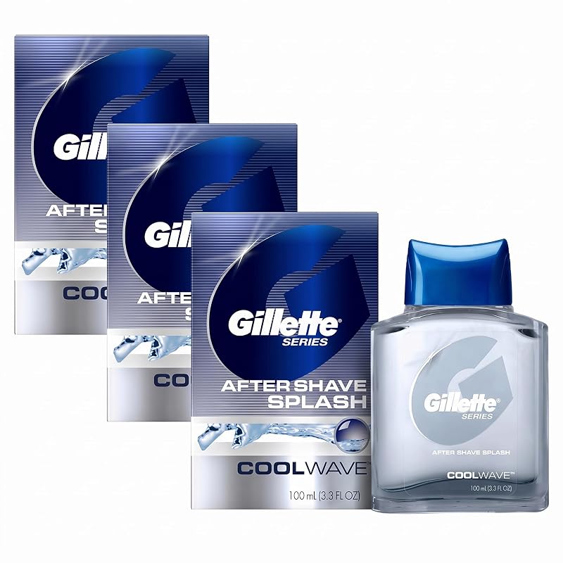 Loção pós-barba masculina Gillette Cool Wave, 98 mL