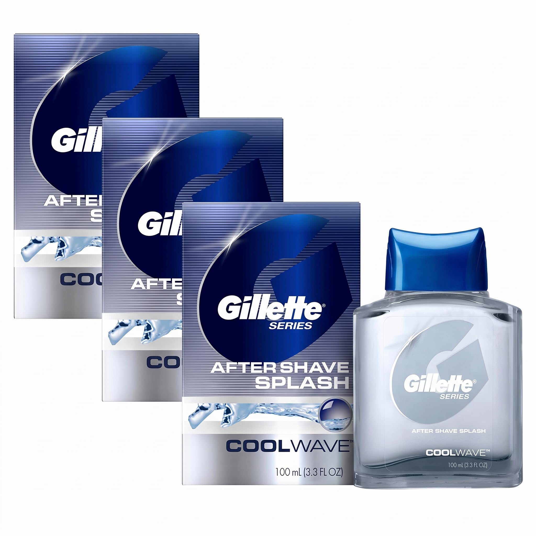 Gillette Cool Wave After Shave - Refreshing Men's Aftershave -11