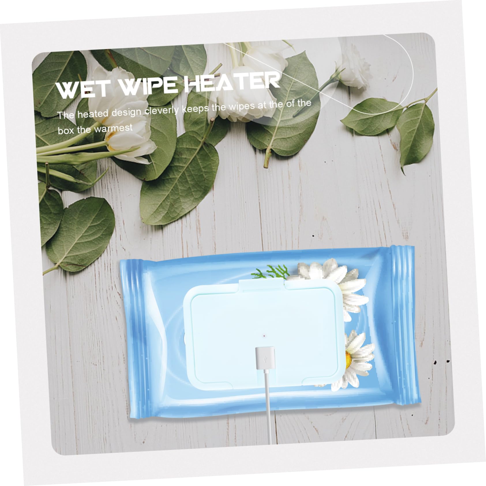 Wakauto Heating Heater for Wet Tissue Wipe Warmer Constant Temperature Portable Device