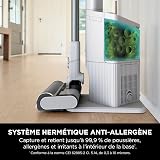 Shark Clean & Empty, aspirateur sans fil, vidage automatique, aspirateur anti-emmêlement avec accessoires pour animaux et suceur plat, autonomie 40 min, station de chargement, blanc/bleu, BU3521EU - 5