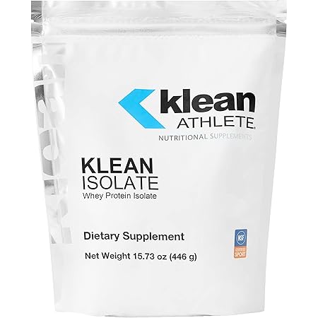 Klean ATHLETE Klean Isolate | Whey Protein Isolate to Enhance Daily Protein and Amino Acid Intake for Muscle Integrity* | NSF Certified for Sport | 20 Servings | Unflavored
