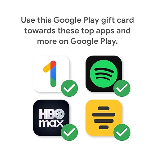 Miniatura 2 de Google Play gift code - new finds, old favorites, one card. Go Play. (Email or Text Message Delivery - US Only)