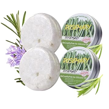 Rosemary Hair Shampoo Bar, Deep Cleansing for Hair & Scalp, for Hair Loss