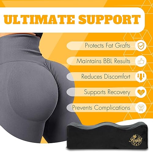 Miniatura 3 de Almohada brasileña BBL para después de la cirugía – Combo de almohada de levantamiento de glúteos – Soporte de espalda – Cojín de apoyo adicional