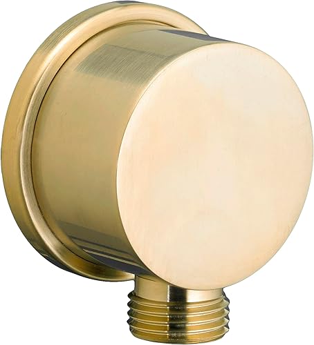 American Standard 8888068.GN0 American Standard 8888.068 Codo de suministro de pared redondo para sistema de manguera de ducha de mano