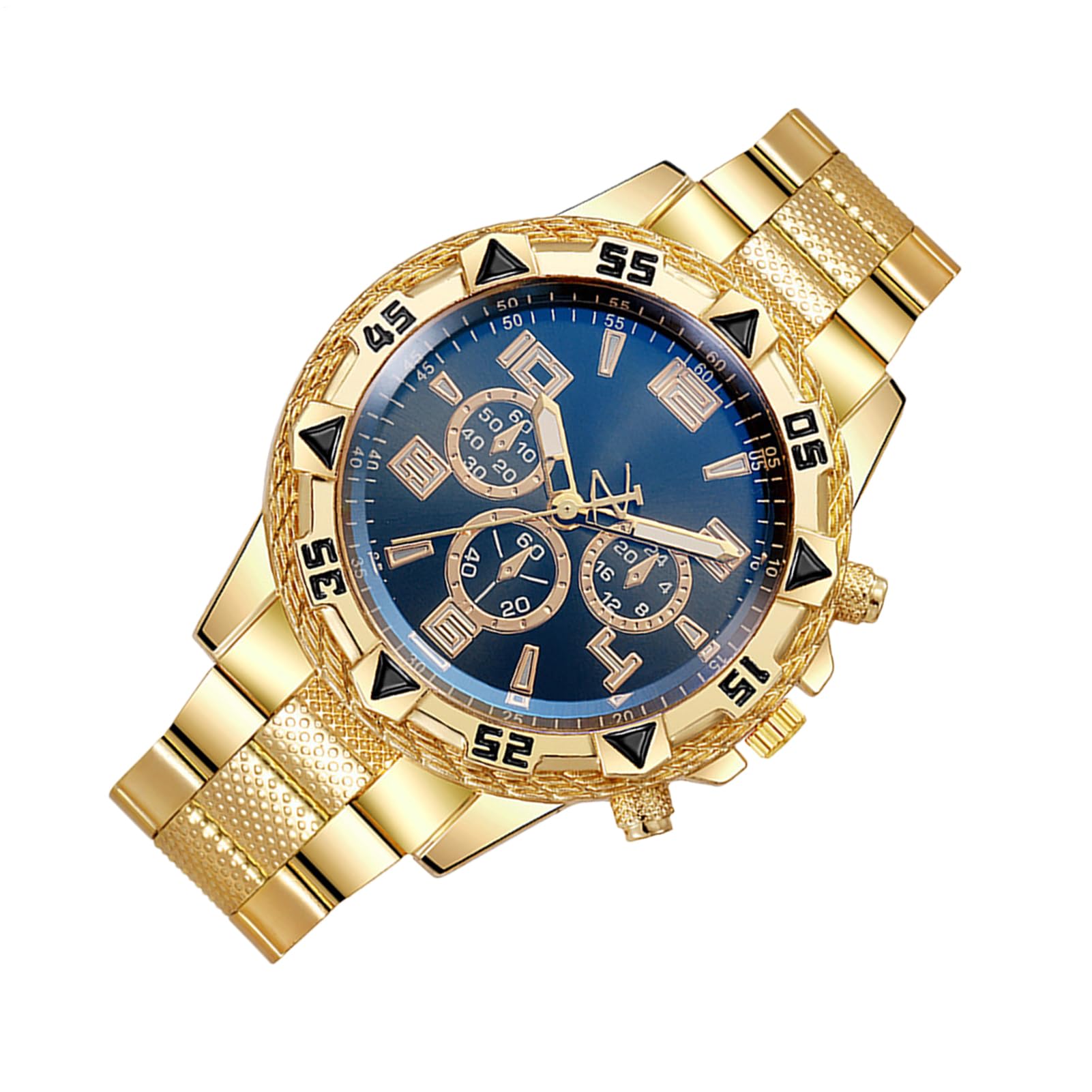 Wrist Watches for Man - Analog Stainless Steel Jewelry,Elegant Casual Male Wrist Watches - for Casual Daily Office Date Party Wedding Events Holiday Father Day Dad Boyfriends