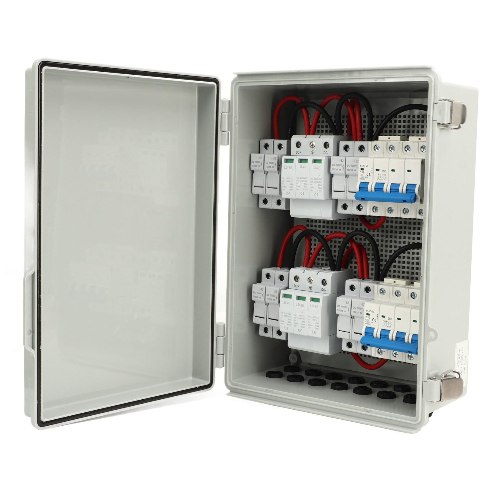 Solar-PV-Sammelbox 4 in 2 Out IP65 Wasserdicht für den Außenbereich