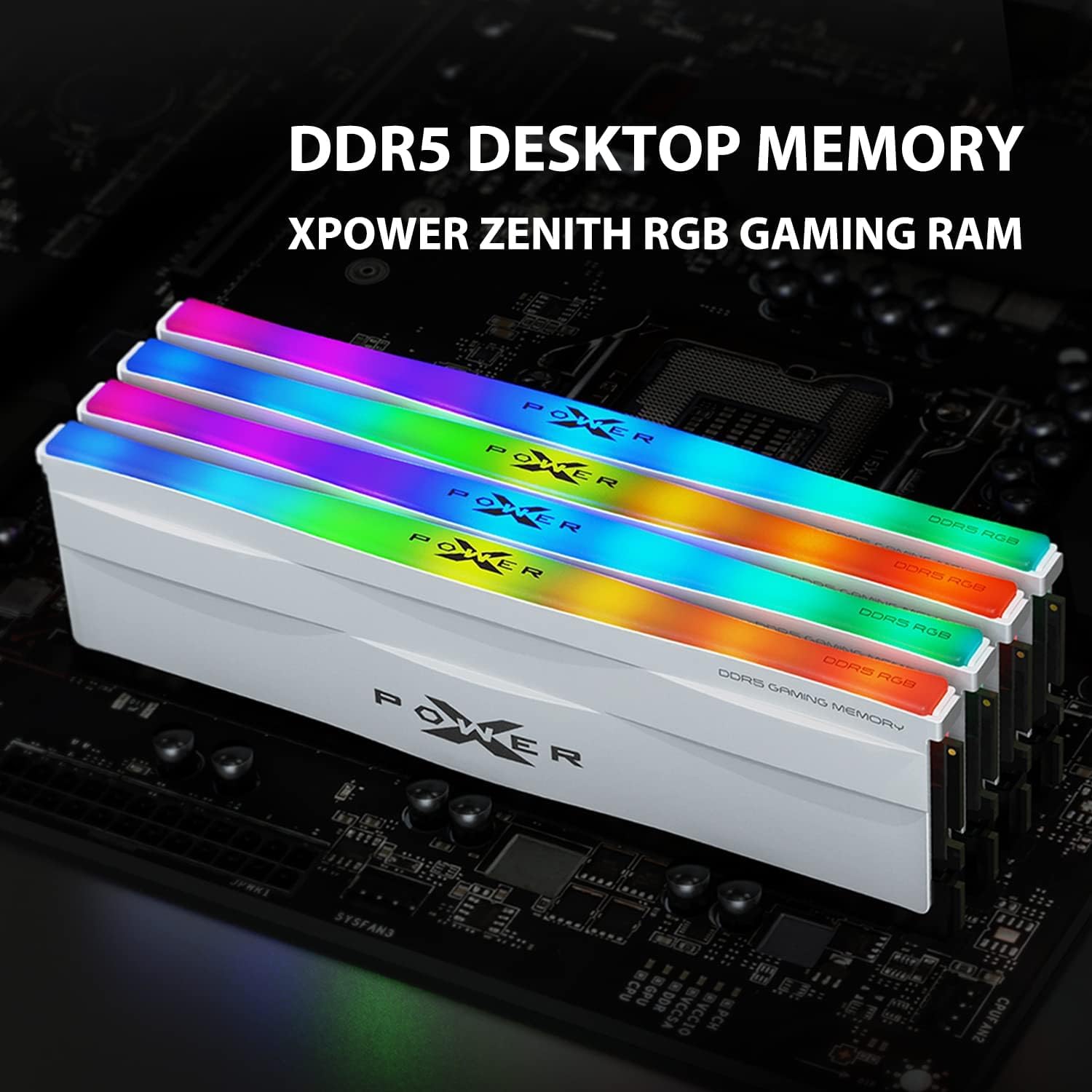 Silicon Power DDR5 64GB (2x32GB) Zenith RGB 6000MT/s (PC5-48000