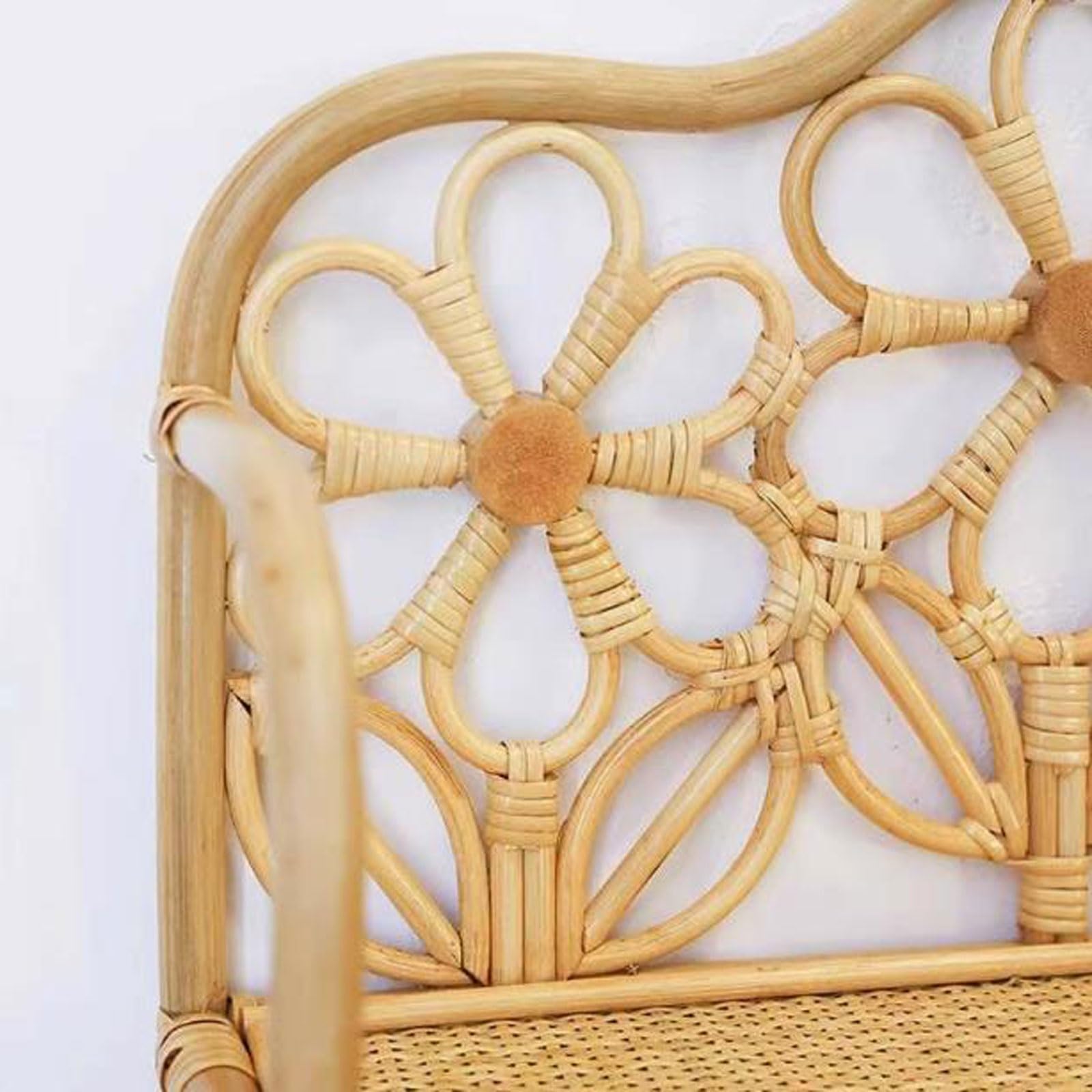 Mensola galleggiante Mensole sospese in rattan, mensole a parete