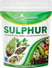 Go Garden Sulphur 90% WG Micronutrient Fertilizer 900G - Enhances Yield Quality & Quantity, Ideal for Fruits, Flowers, Vegetables, Efficient Sulphur Release, Plant Growth Booster
