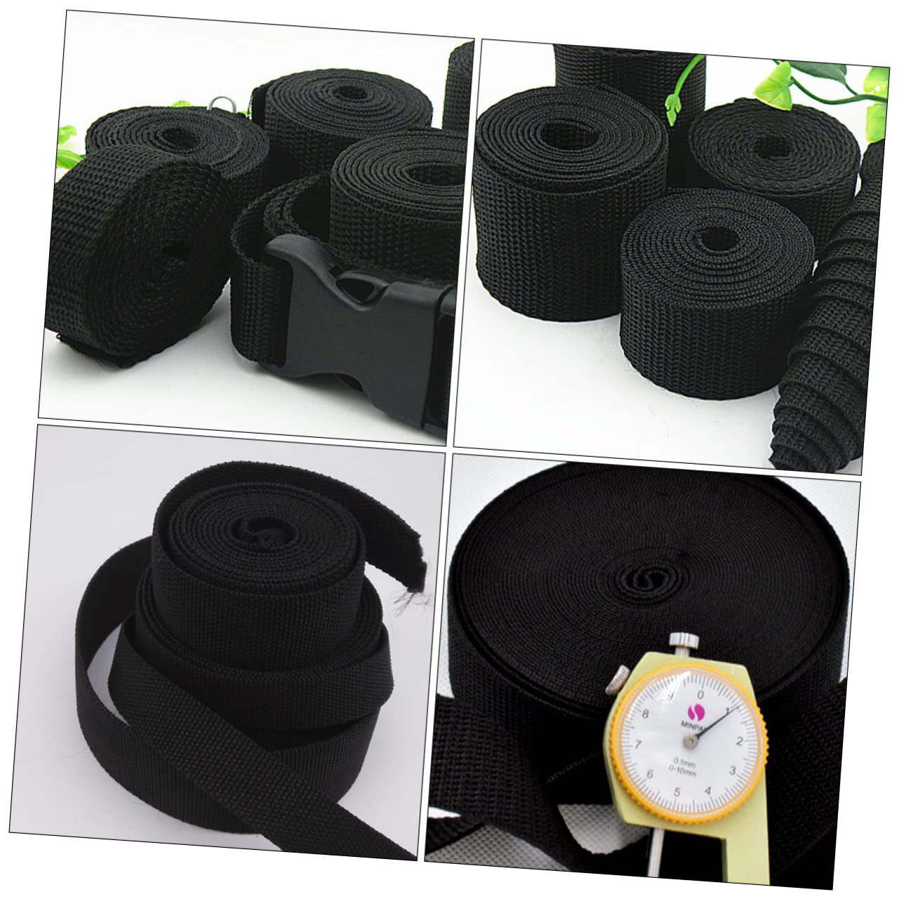 LIOOBO Garden Tie Webbing Strap Tie Down Straps Roll Tightening Belt Luggage Belt for Roof Racks Kayak Tie Down