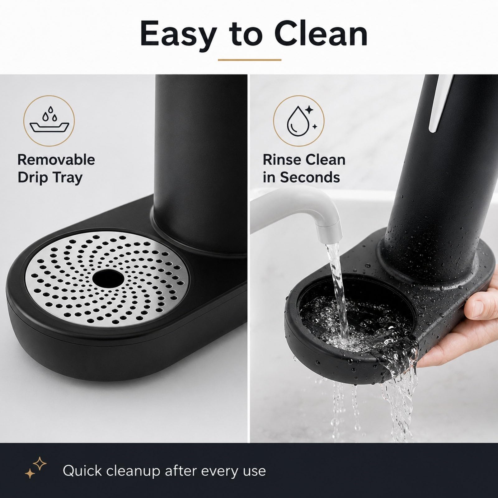 Machine à Eau Gazeuse, Machine à Soda Avec Bouteille De 1 L (Non Incluse)