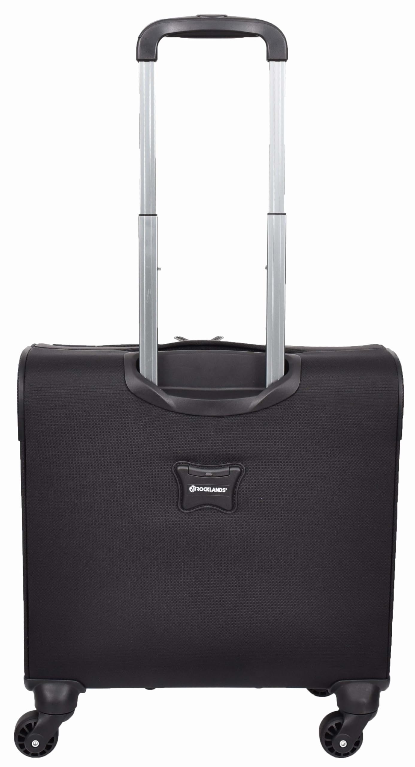 House Of Leather - Maletín de viaje para piloto, organizador de negocios, trolley de oficina, bolsa de cabina, 4 ruedas, Black, Cabin