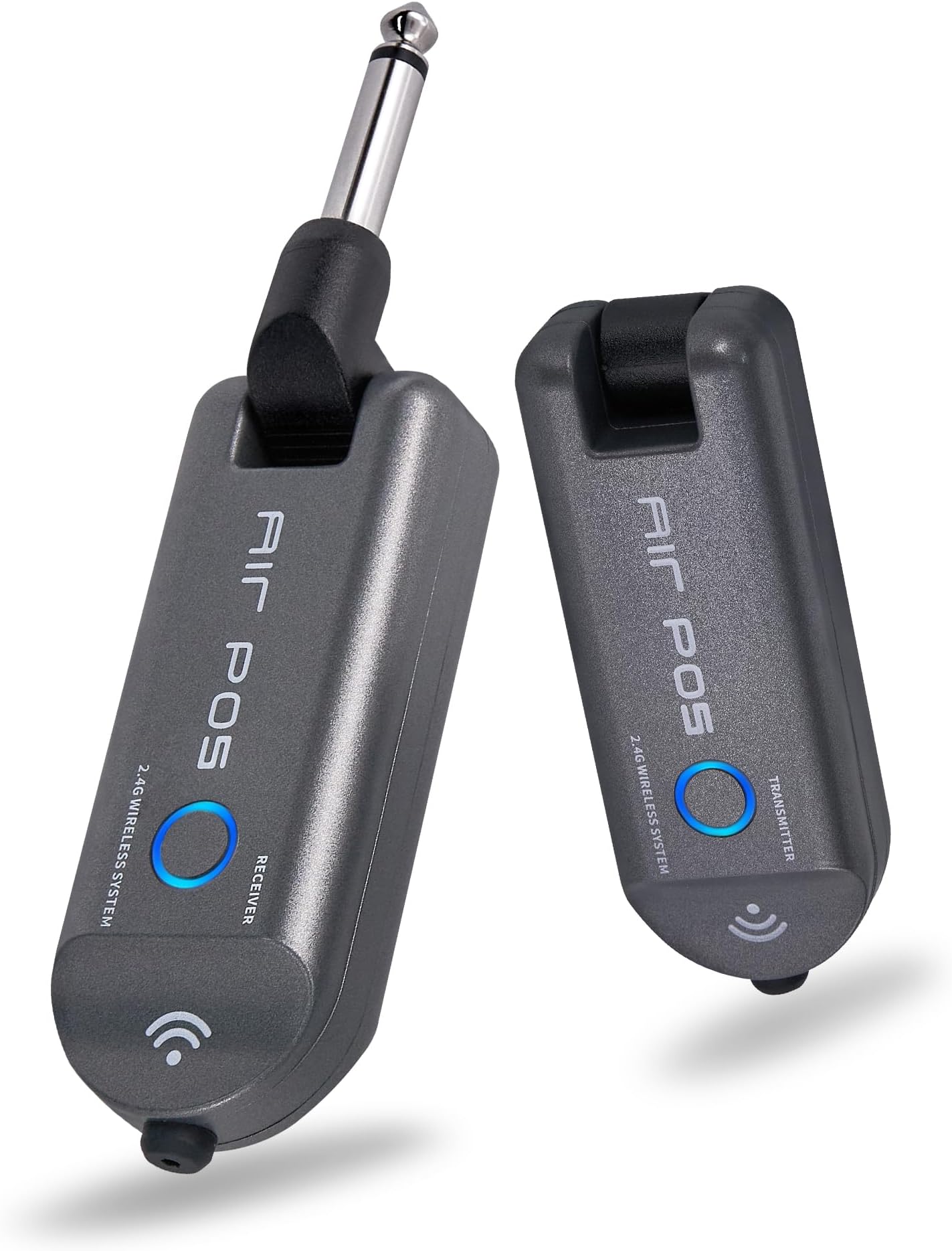 MOOER Air P05 Wireless System Instruments Tansmitter and Reciever for Electric Guitar, Bass, Acoustic Guitar, Audio Mixer, Amplifier, Pedalboard with 1/4 Inch Instruments Plug
