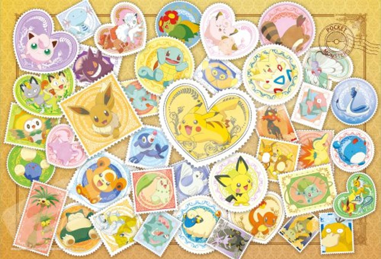 Amazon.com: ensky - Pokémon - Postage Stamp Art, 108 Piece Jigsaw