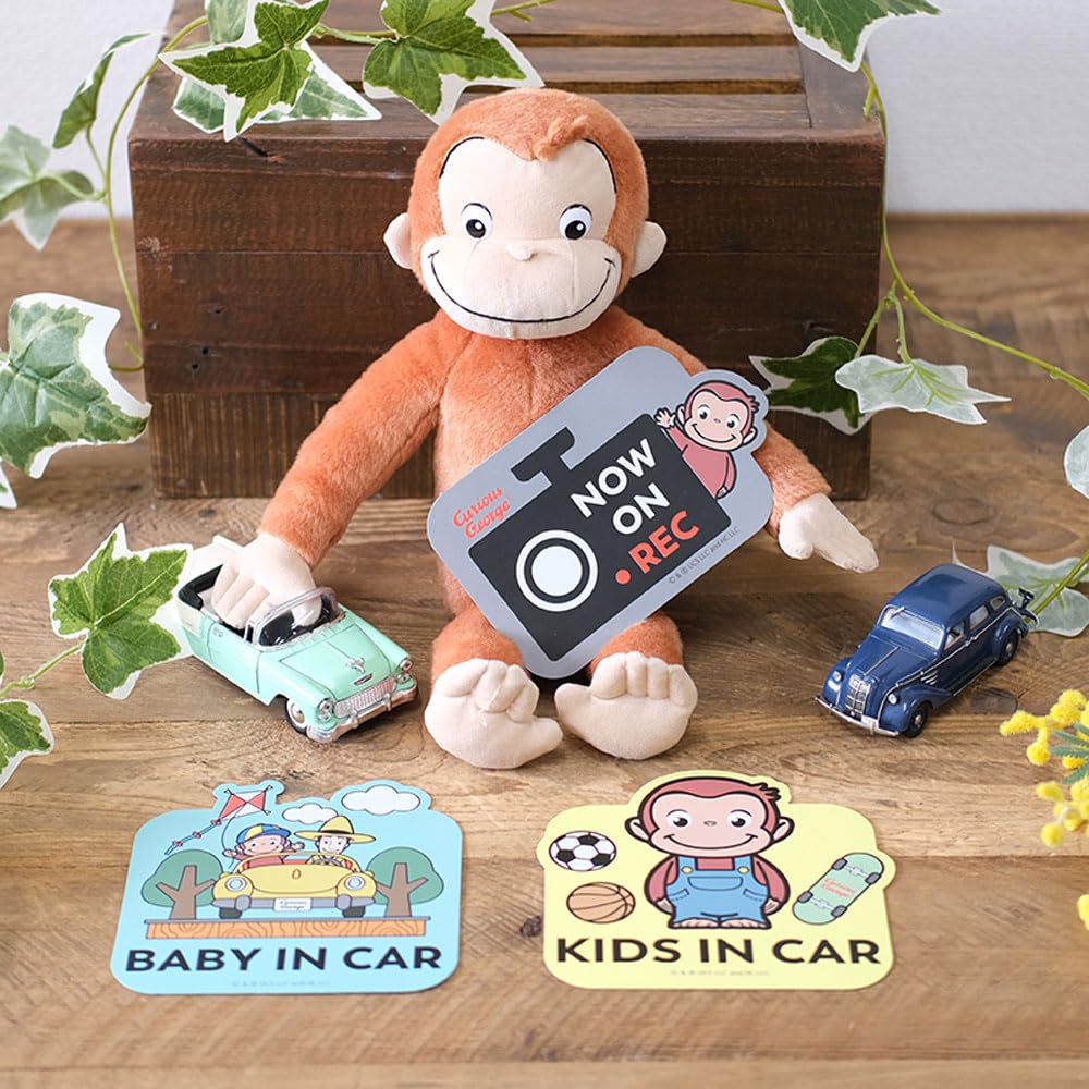 Amazon | CG2 マグネットカーサイン おさるのジョージグッズ カー用品