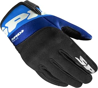 SPIDI Flash KP Motorradhandschuhe, Weiß/Blau, L