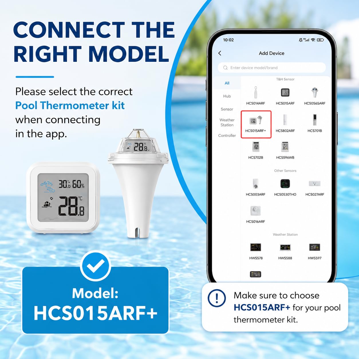 Termómetro digital para piscina con concentrador, control remoto, fácil de leer, termómetro de agua flotante digital para bañera de hidromasaje, baño de hielo, piscina, spa y pecera, puerta de