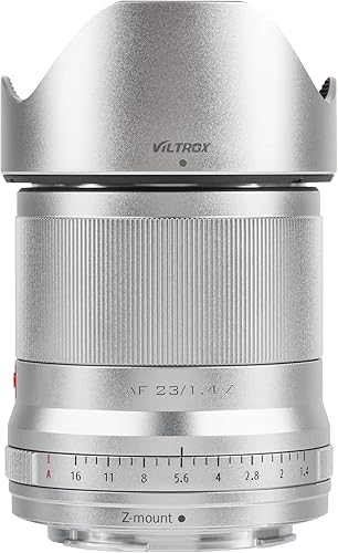 Miniatura 1 de VILTROX Lente de 0.906 in f1.4 F1.4 para Nikon Z Mount Auto Focus Gran Apertura APS-C Lente Prime gran angular con motor STM para cámara Nikon