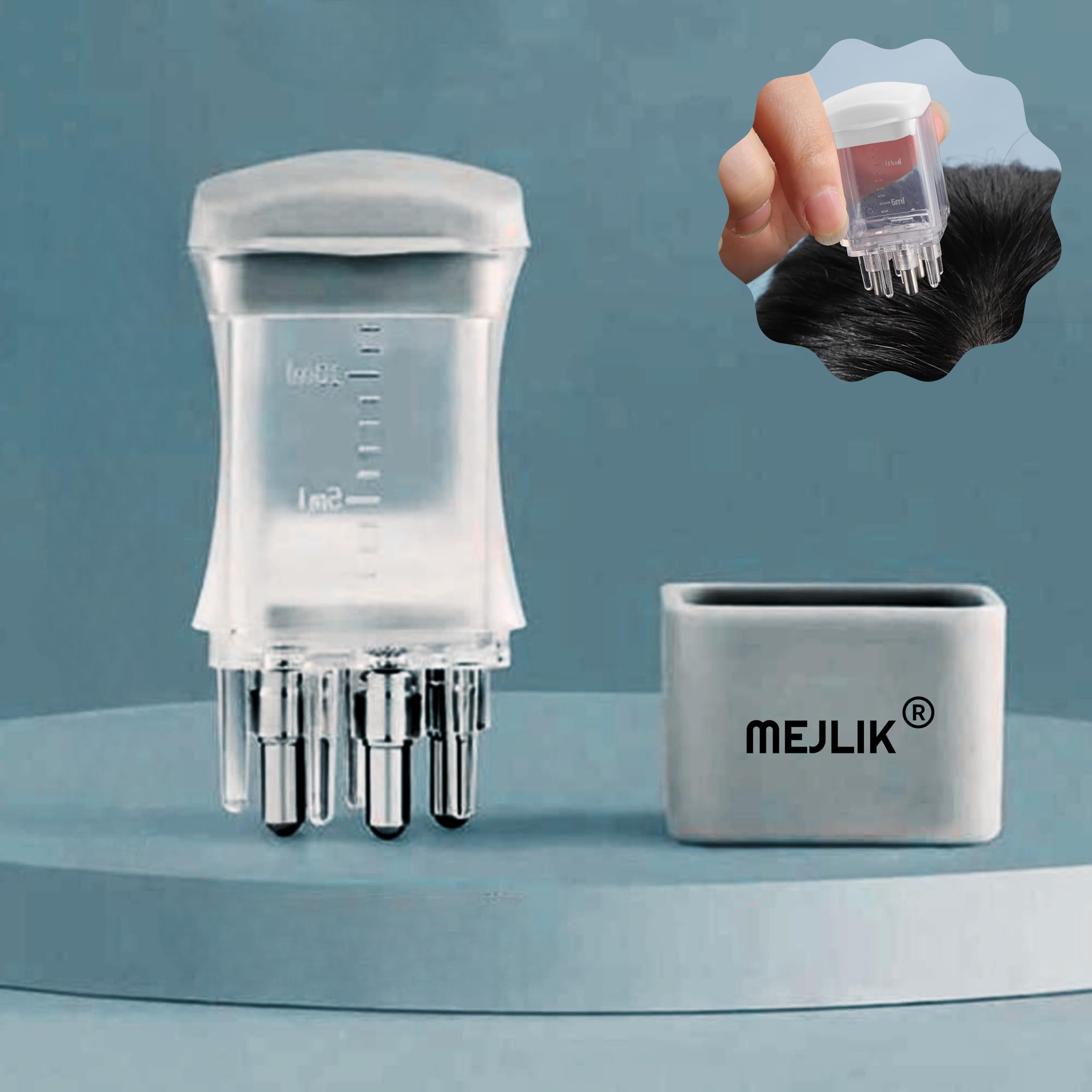 Mejlik® Mini Hair Oil Applicator Comb | Smooth Root Comb Applicator Bottle For Scalp Oil, Anti Hair Loss Lotion Dispenser, Anti-Leak 10Ml Scale Control, Salon Care, Oily/Greasy Hair, Transparent- 10Ml (B0D2LVN47Q) Amazon Price History, Amazon Price Tracker