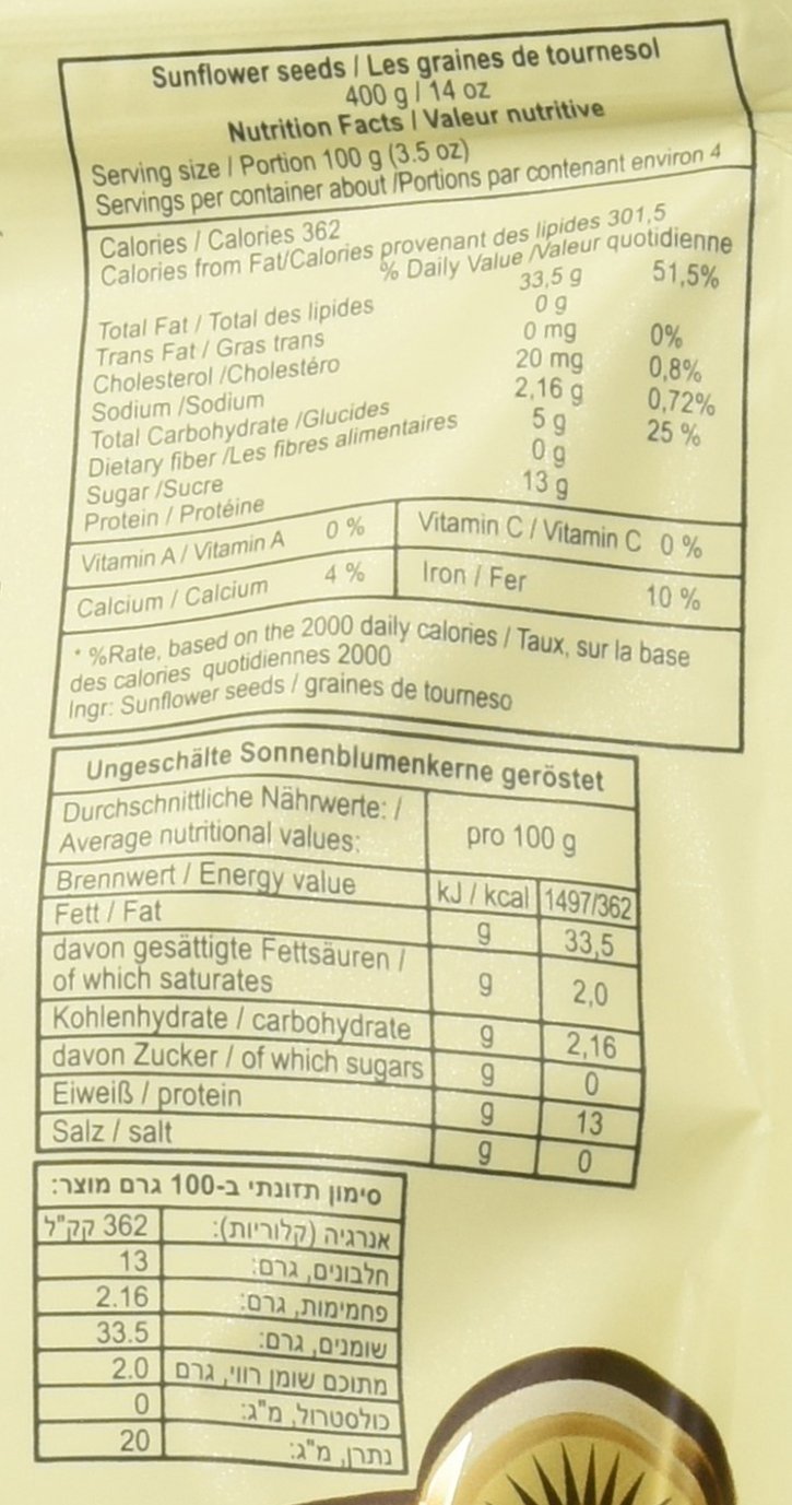 Stanichnie XXL Sonnenblumenker 5x400g