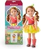 Muñeca American Girl WellieWishers Willa de 14.5 pulgadas con leotardo coral, falda de malla, diadema y botas, para edades de 4+ 1