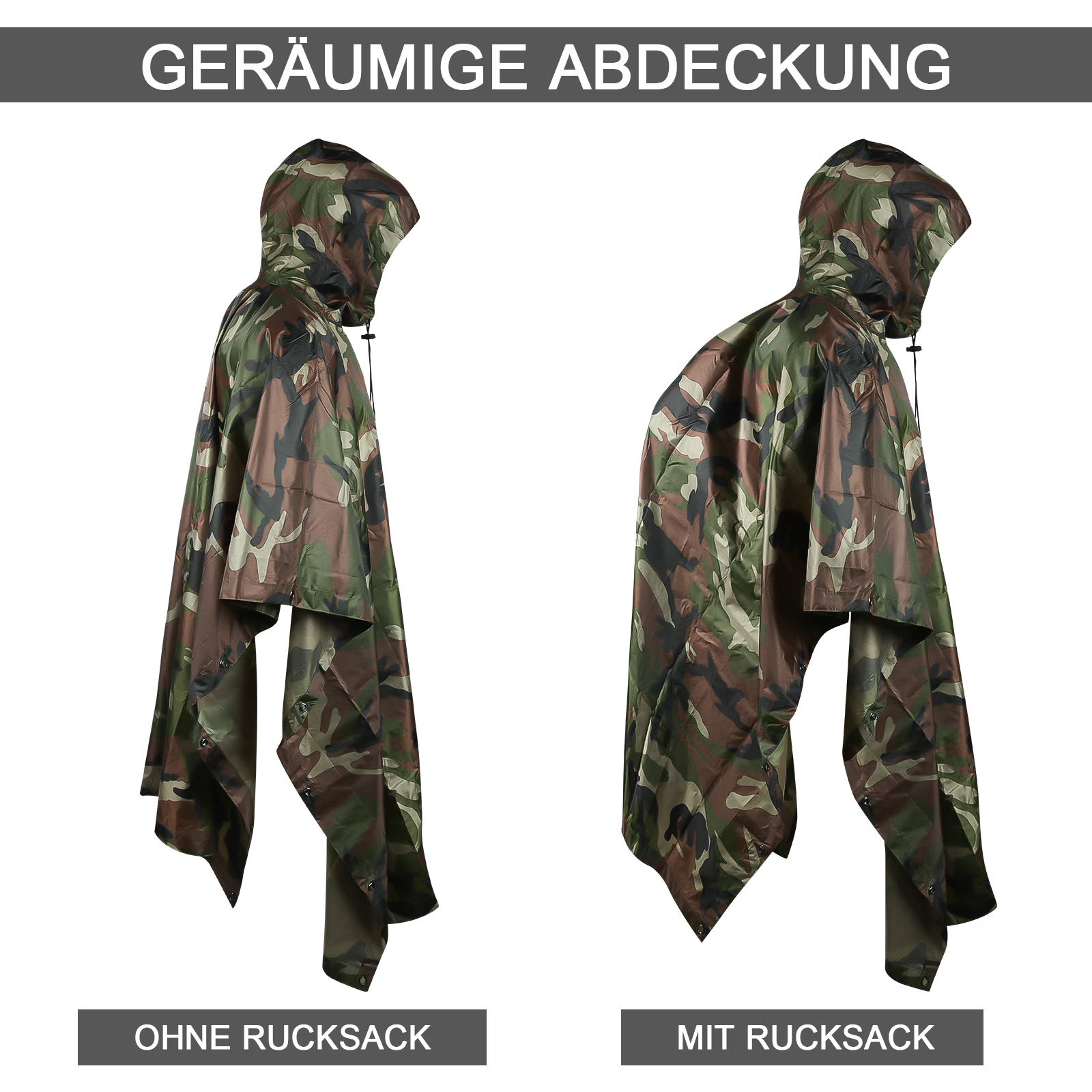 Outdoor Jackenstoff Regenjacke Military Camouflage Wasserdicht