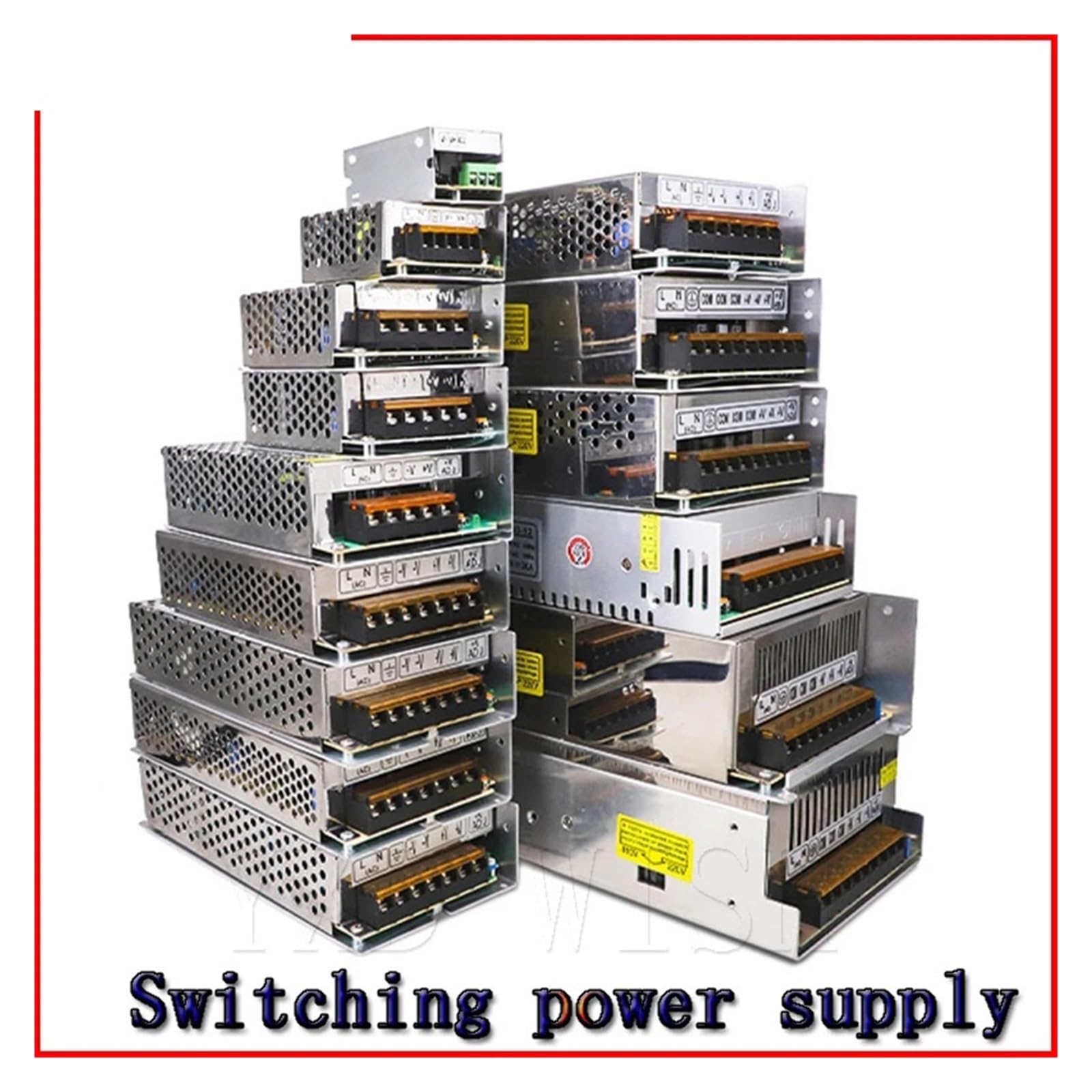 Alimentatore, Alimentatore 3V 5V 9V 12V 15V 18V 24V 36V 1A 2A 3A 5A 6A 8A 10A 20A 50A Alimentatore a commutazione da 12 V Volt a 12 V CA-CC SMPS,per stampante 3d luci di striscia(60A)