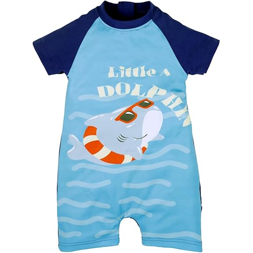 KiddoPanti Half Sleeve Swim Suit