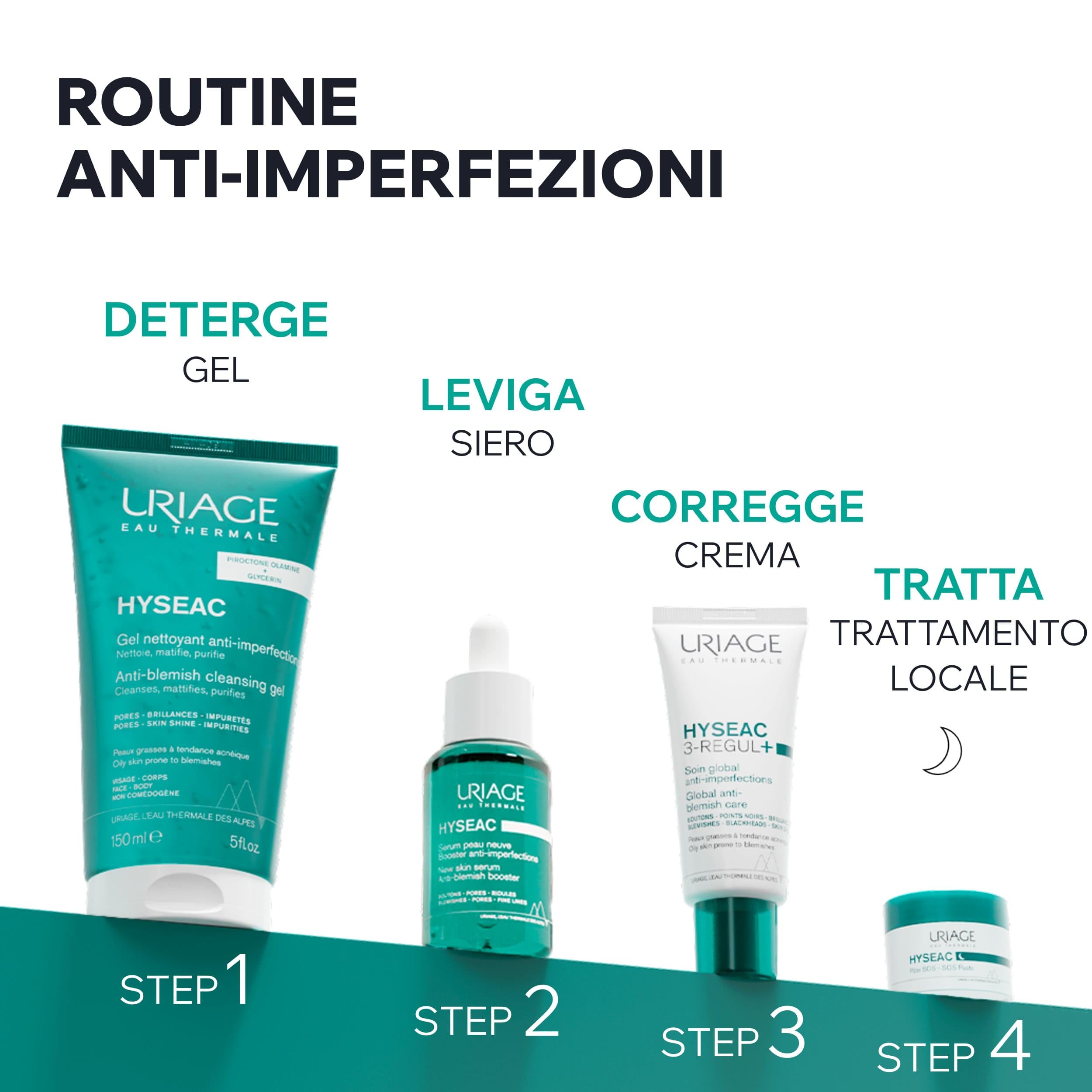 Uriage Hyseac Pasta SOS con Árbol del Té, Zinc y Arcilla Verde - Acelera la Maduración de las Imperfecciones de la Noche a la Mañana y Limita las Marcas en la Piel - Para Granos e imperfecciones.