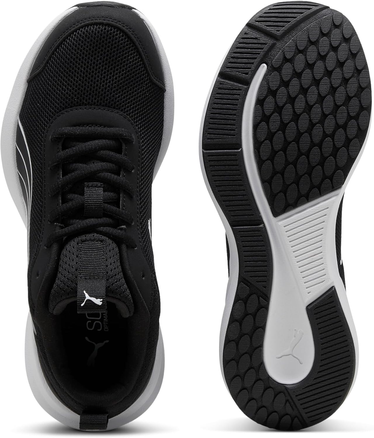 PUMA Kids Boys Kruz Profoam Lace Up Sneakers Shoes Casual - Black