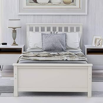 bird whiteページ Barret White Queen Wood Panel Bed With Chevron Headboard