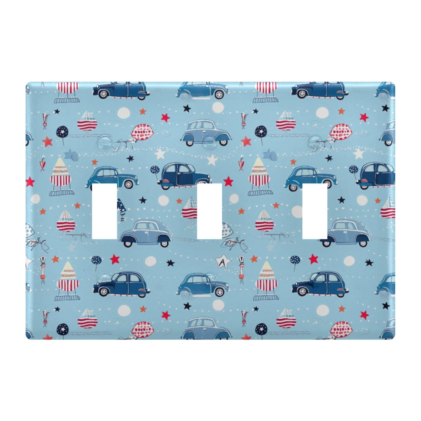 Light Switch Cover Carton Car Wall Plates for Electrical Outlets 3 Gang 202a8615