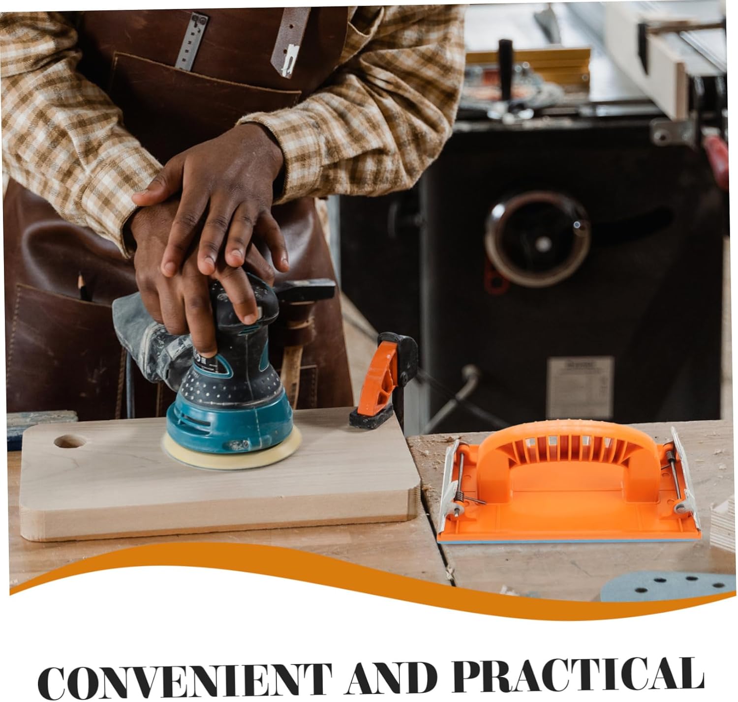 POPETPOP 8pcs Self-adhesive Sanding Block for Drywall and Efficient Hand Sander Hollow Design for Hard Reach Corners Versatile Sandpaper Holder for Crafts